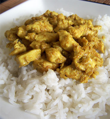 Recette poulet au curry
